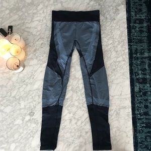 Varley Tight Ribbed Blue Leggings Yoga Pants